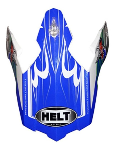 Pala / Aba Capacete Helt 631 Cross Mx Bull Original 