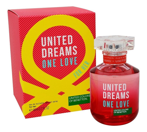 Benetton One Love For Her 80 Ml Edt Spray De Benetton