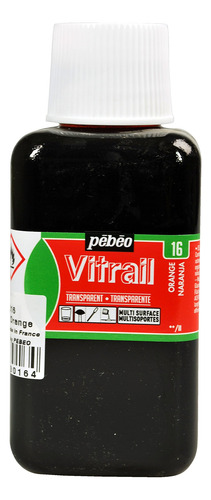 Paint Pebeo Vitrail Efecto Vitral, Botella De 250 Ml