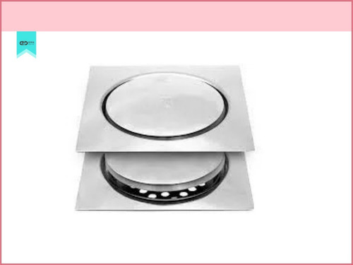 Kit 4 Ralos Click Pop Up Inteligentes 15x15 Inox Emma Decor