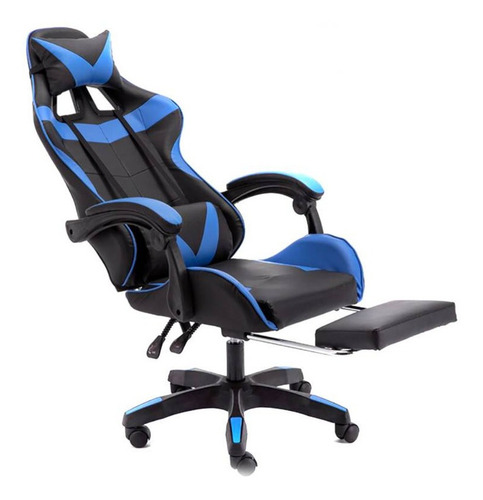 Imagen 7 de 10 de Silla Gamer Con Luz Meetion Victory Apoyo Lumbar Y Cervical