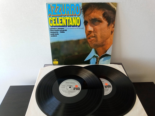 Vinilo De Época Adriano Celentano - Azzurro