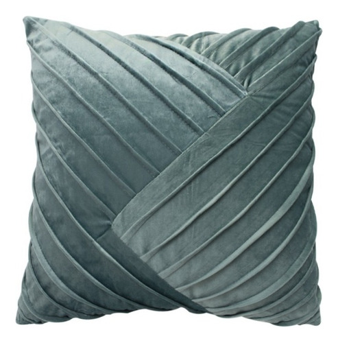 Cojin Velvet Cushion Col. Menta 45x45 Cm Marca Palermo