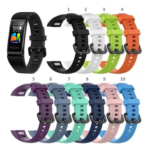 2 Manillas Pulsera Repuesto Compatible Con Huawei Band 4 Pro