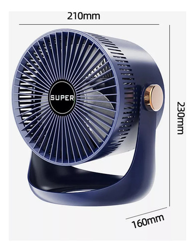 Ventilador De Escritorio Personal Con Alimentación Usb, Bajo
