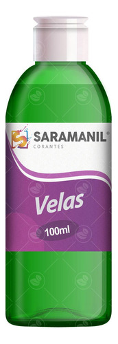 Corante Líquido Verde Saramanil Velas Anilina A Óleo 100ml