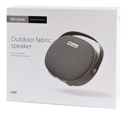 Parlante Portatil Bluetooth Wesdar K28 Outdoor 4.2 Tarjeta