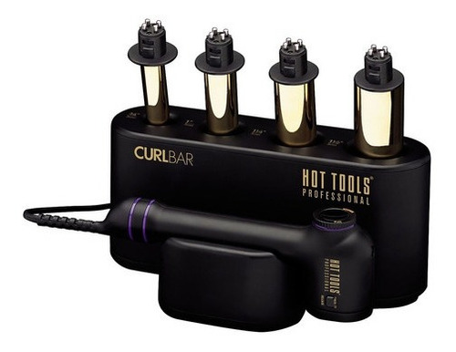 Set Pro De Rizadoras Curl Bar Hot Tools Black Gold Oro 24k
