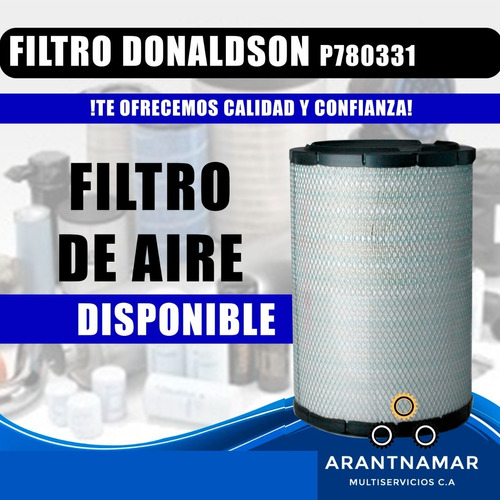  Filtro Donaldson Aire Primario Sello Radial P780331