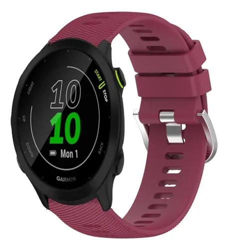 Correa De Reloj De Silicona Suave Para Garmin Forerunner 55