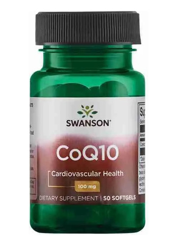 Coq10 Swanson 100mg/50softgels (coenzima Q10)