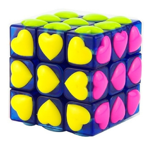 Cubo Magico Rubik Original Yj Love 3x3x3 Tiles Stickerless