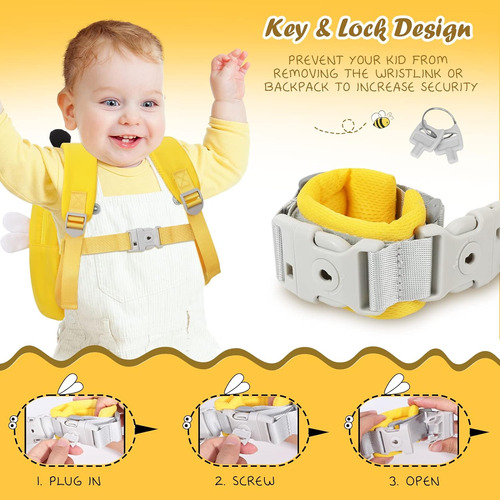 Zooawa Toddler Harness Backpack With Leash, 2 In 1 Cute B...