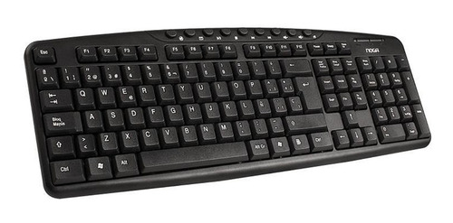 Teclado Noganet 78005 español España color negro