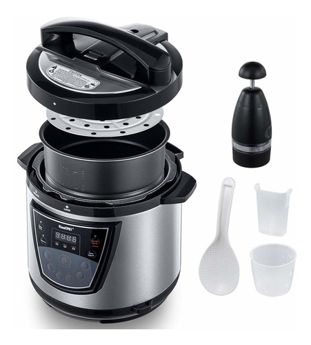 Icookpot 6 Qt 9-in-1 Multi Programmable Electric Pressure Co