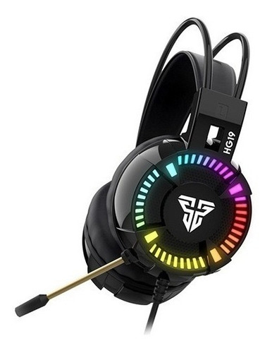 Audifono Gamer Fantech Hg19 Irish Rgb Negro