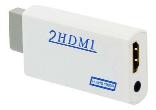 Imagen 1 de 5 de Adaptador Conector Hdmi Nintendo Wii Reescalador Conversor