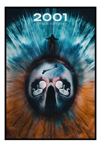Cuadro Poster Premium 33x48cm 2001 Odisea Al Espacio Kubrick