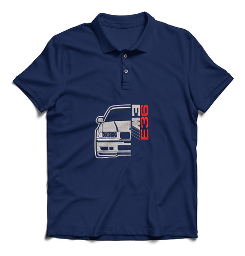 Remera Polo Chomba Masculina Exclusiva Bordada Bmw M3 E36