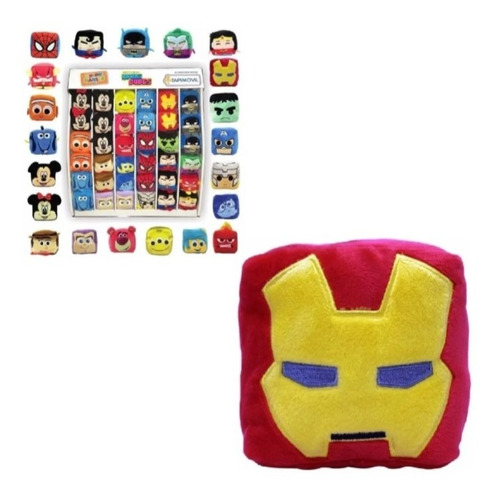 Kawaii Cubes Cubos Tsum Peluche Marvel Disney Muñeco Smile