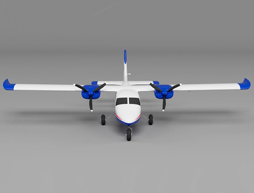 Avión P68 33.5 3s Rc Pnp Entrenador Para Principiantes Azu Color