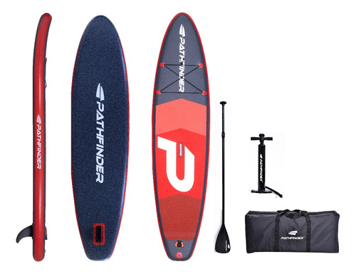 Stand Up Paddle Inflable 10´ / Las Olas Grey&red