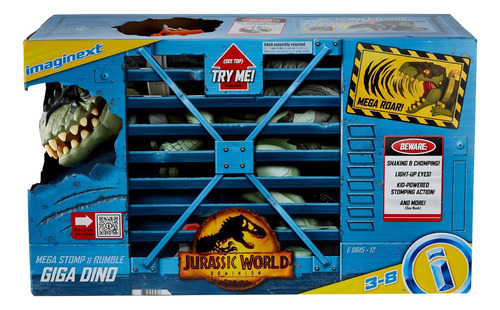 Figura De Acción Dinosaurio Mega Rugido Salvaje Gwt22 De Mat