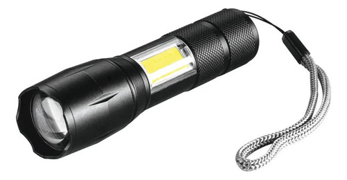 Linterna Led Recargable De Aluminio C/luz  270 Lm   100371