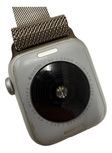 Apple Watch Se 2 - Gps 40mm Modelo A2722 Prateado Milanese Dourado-escuro Prateado (Usado)