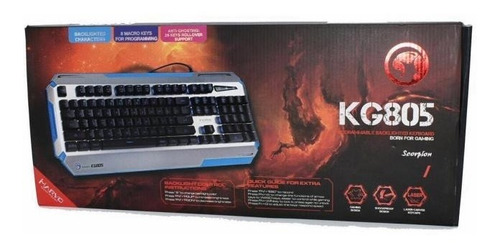 Teclado Marvo Linea Scorpion Kg805 