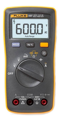 Multímetro Tester Digital Compacto Fluke Modelo 107 600v