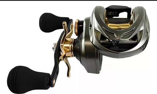 Reel Brutus 300 Big Game 10rod 215 Mtrs/0.35 Alarm De Pique Color Gris Lado De La Manija Derecho