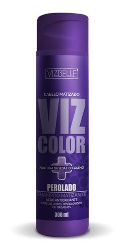 Shampoo E Mascara Matizante Efeito Perolado Vizbelle