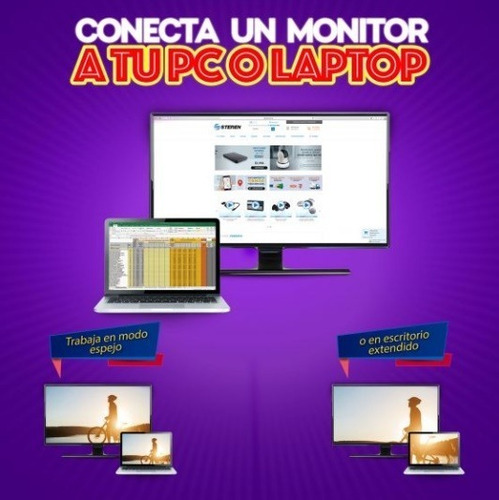 Imagen 3 de 3 de Oferta Adaptador Usb A Hdmi Steren Nuevo