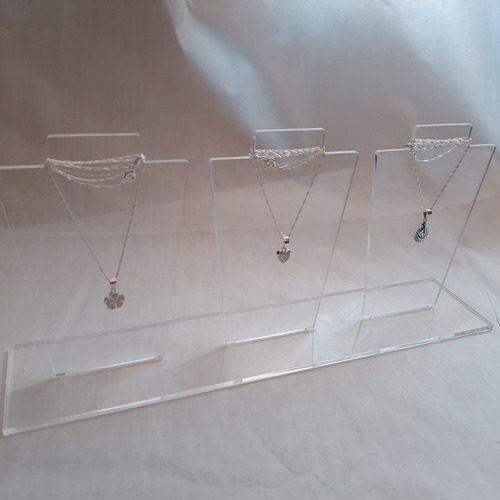 Imagen 2 de 10 de Exhibidor Para Cadenas Pulseras Cuerpo Exhibidor X 3 Joyeria