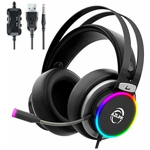 Auriculares Para Juegos Azlink Auriculares Estéreo Ps4 Bass 