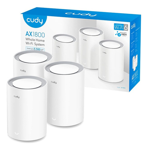 Router Extensor Wifi 6 Mesh Cudy M1800 Dual Band Ax1800 X 3