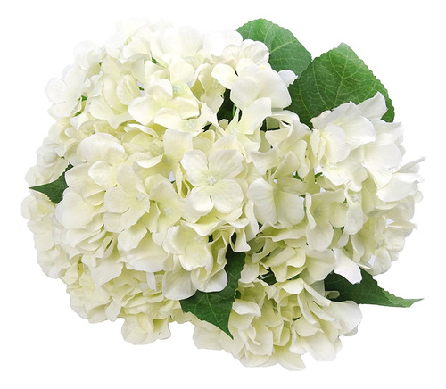 Ramo De Hortensias Silk 7  , Blanco