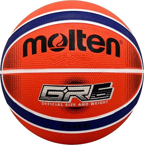 Balon Baloncesto Molten Profesional Bgrx6 Caucho # 6 