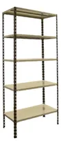 Comprar Estante estanteria Tisera Estanteria Metalica 209030 marrón beige 90cm x 200cm x 30cm