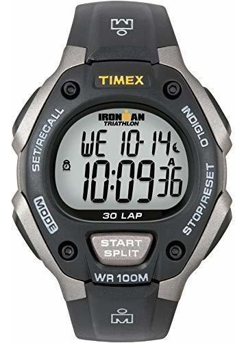 Reloj Para Hombre Timex Correa De Resina Negra Ajustable