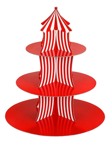 F, Bandeja For Exhibir Cupcakes Carnival Cupcake Stand
