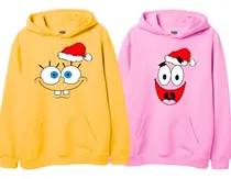 Comprar Sudaderas Navideñas Pareja Bob Esponja Patricio Ugly Sweater