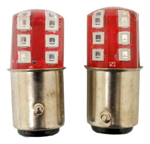 Foco Calavera Led Rojo Set Universal 12v 13w