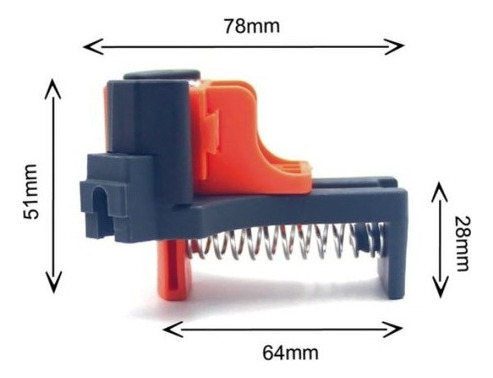 Abrazadera Ángulo Recto 90 Grados Clips Fijación
