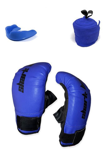 Set De Boxeo Box Guantines + Vendas + Bucal - Gymtonic