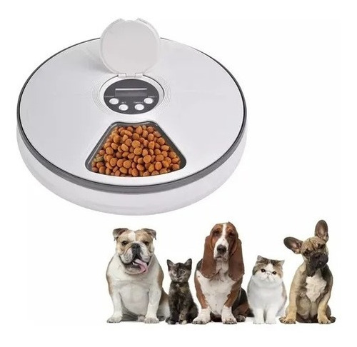 Dispensador Alimentos Automático Perros Y Gatos