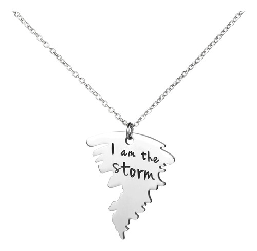 Awegift I Am The Storm Jewelry, Collar Con Colgante De Torna