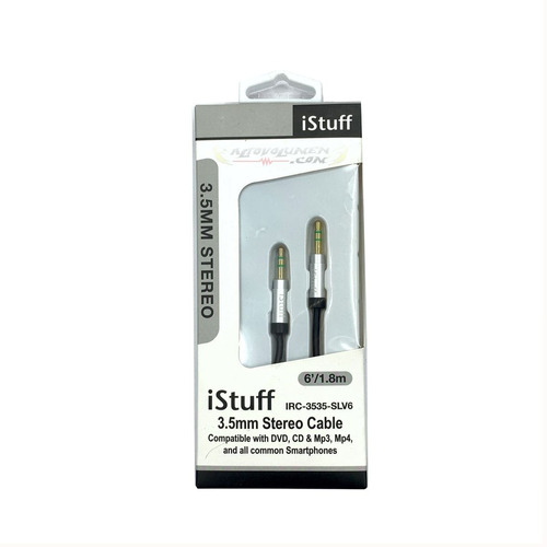 Cable Plug Stereo De 3,5 Mm Auxiliar Istuff Dvd Mp3 Mp4 