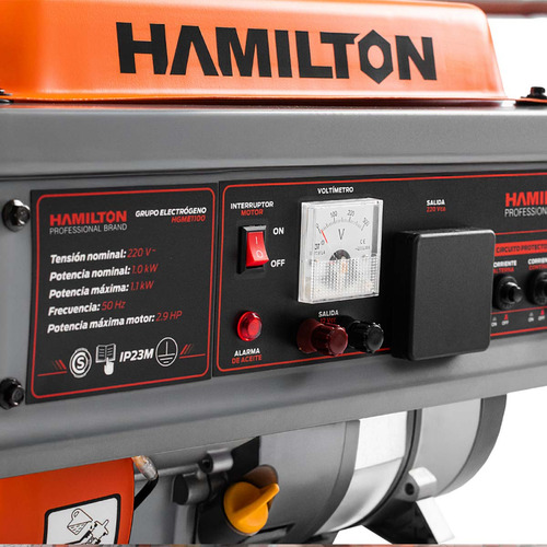 Grupo Electrógeno Generador 1100w 4t Avr Camping Hamilton